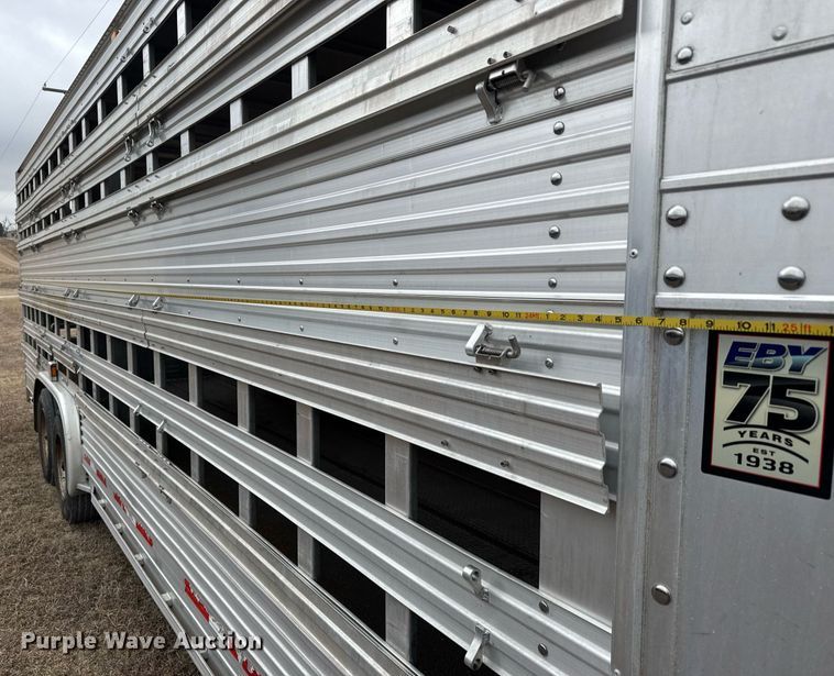 image for item EQ1134 2014 M.H. EBY Ruff Neck livestock trailer