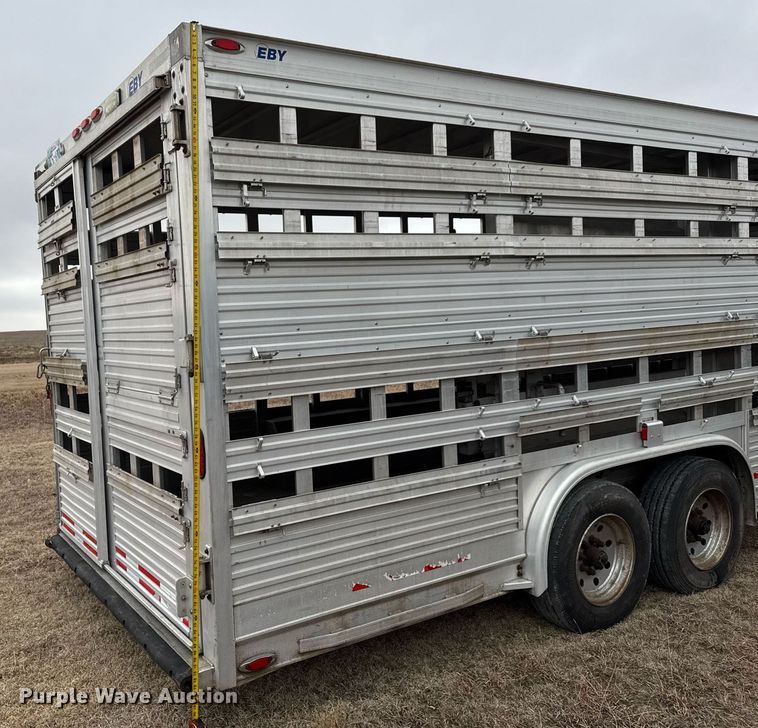 image for item EQ1134 2014 M.H. EBY Ruff Neck livestock trailer