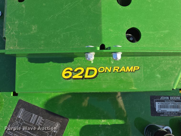 image for item EQ6858 John Deere 62D mower deck 