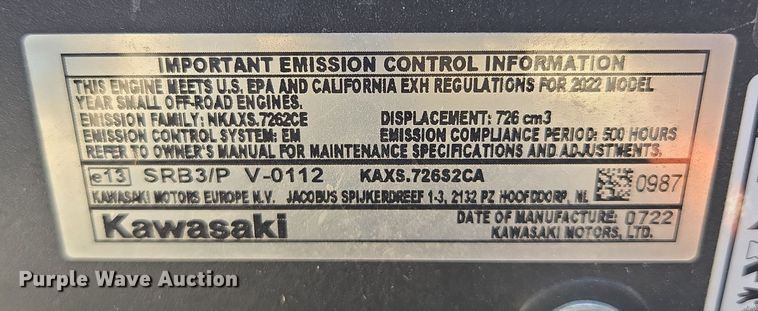 image for item EQ6859 Husqvarna Z460 ZTR lawn mower