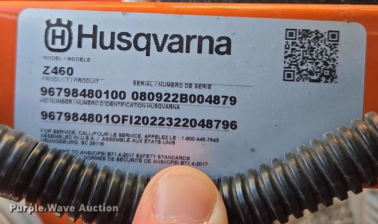 image for item EQ6859 Husqvarna Z460 ZTR lawn mower