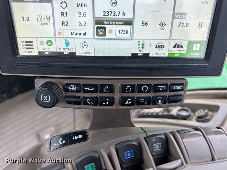 image for item ER8815 2018 John Deere 9470 RX 4WD tractor