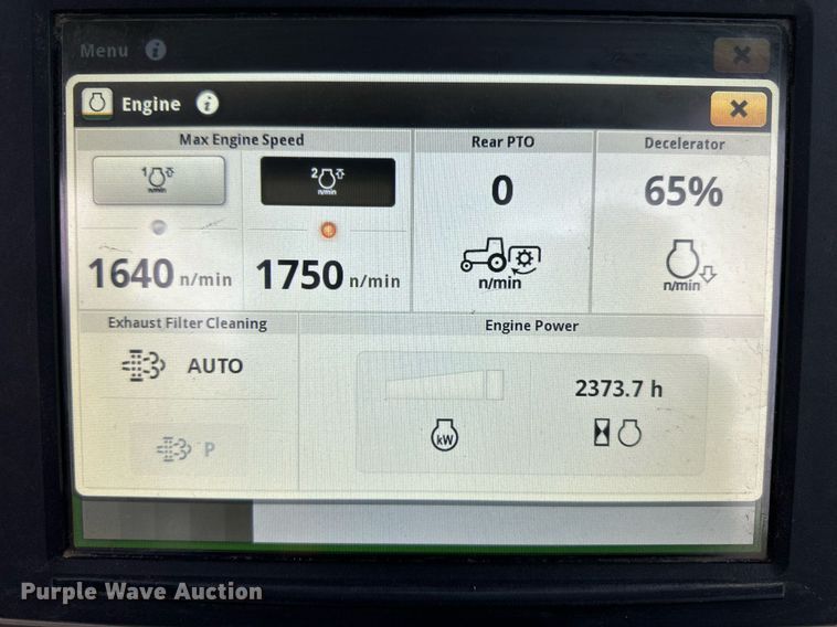 image for item ER8815 2018 John Deere 9470 RX 4WD tractor