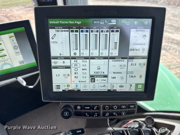 image for item ER8819 2021 John Deere 9570 RX 4WD tractor