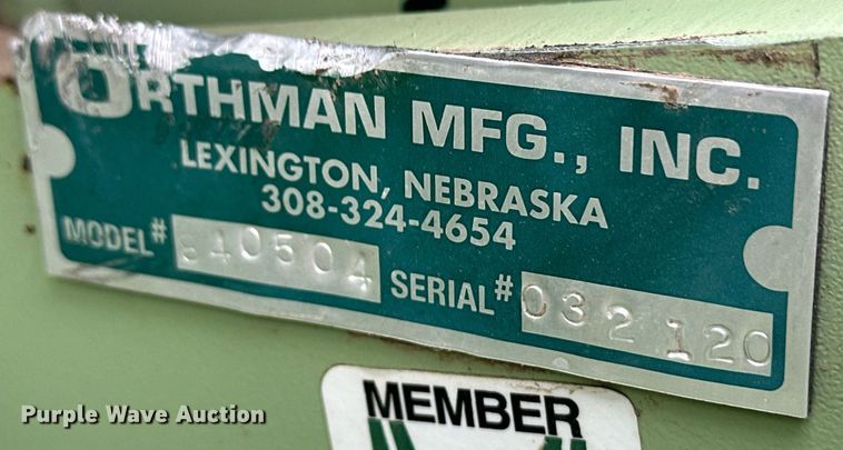 image for item ER8820 Orthman 1tRIPr strip-till