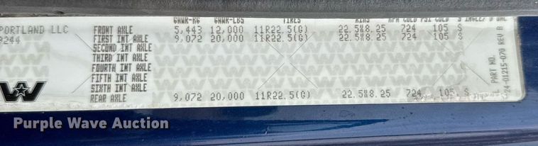 image for item ER8832 2009 Western Star 4900EX semi truck