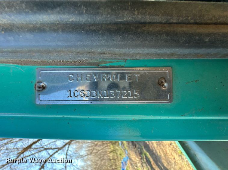 image for item ER8933 1961 Chevrolet 60 dump flatbed truck