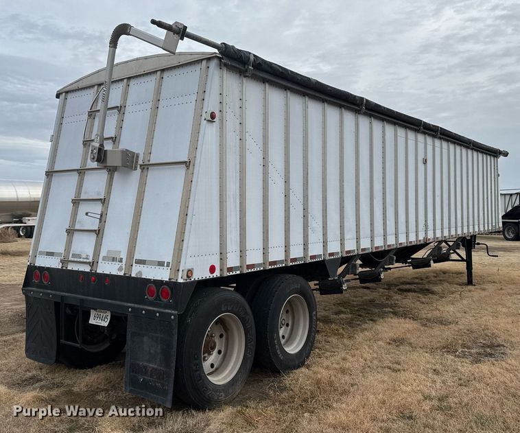 image for item NN9651 1986 Merritt grain trailer