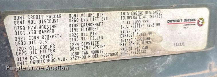 image for item NN9655 1993 Kenworth T660 semi truck