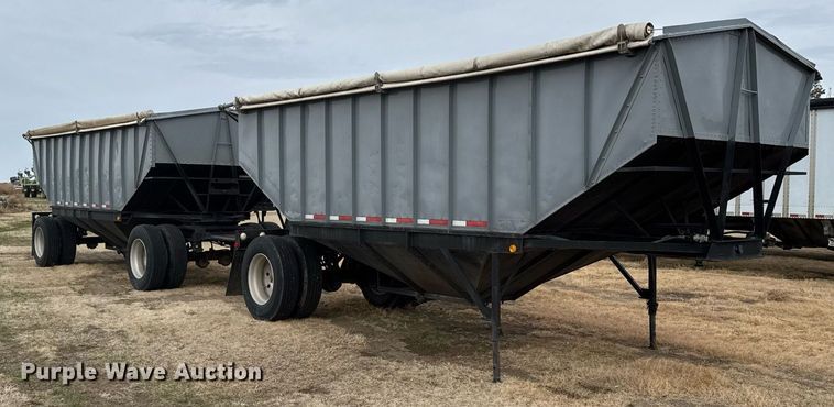 image for item NN9656 (2) 1971 Spen grain trailers