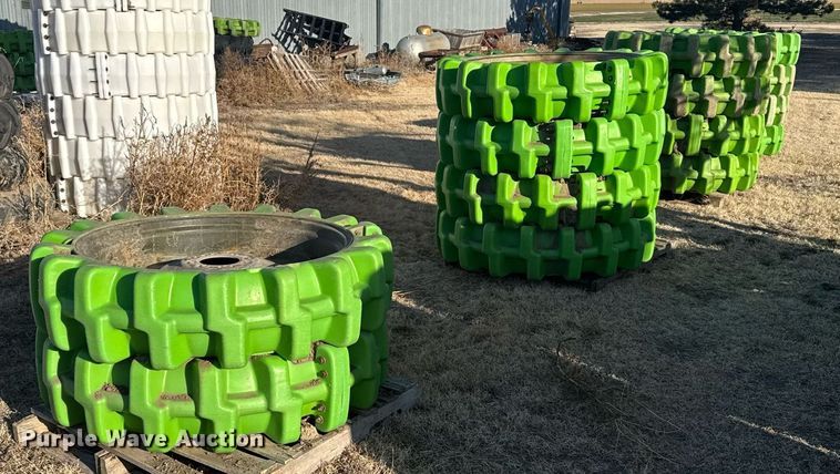 image for item NN9701 (14) Rhino Gator 11.2x38 irrigation pivot tires and wheels