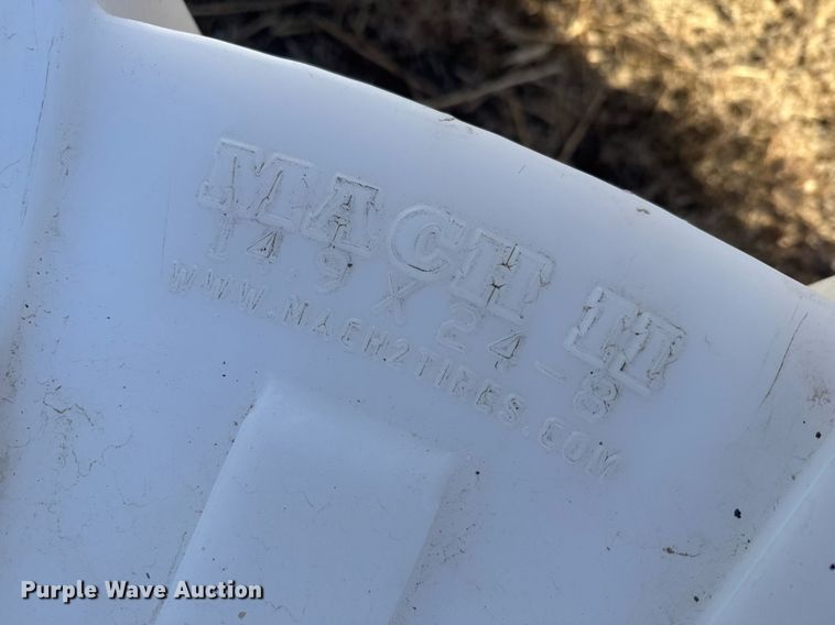 image for item NN9704 (22) Mach ll 11.2x38 irrigation pivot tires and wheels