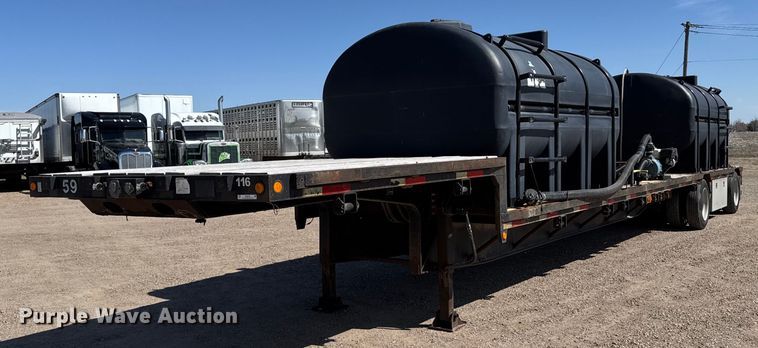 image for item NN9706 2001 SFS drop deck trailer