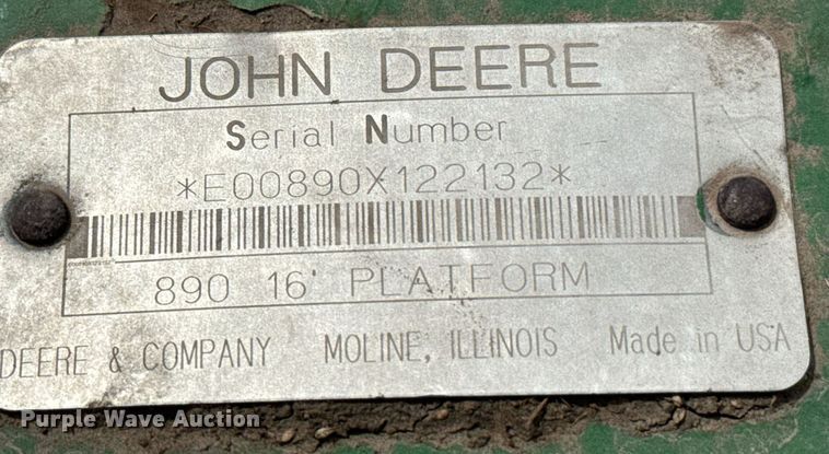 image for item NN9739 1999 John Deere 4890 SP swather / windrower