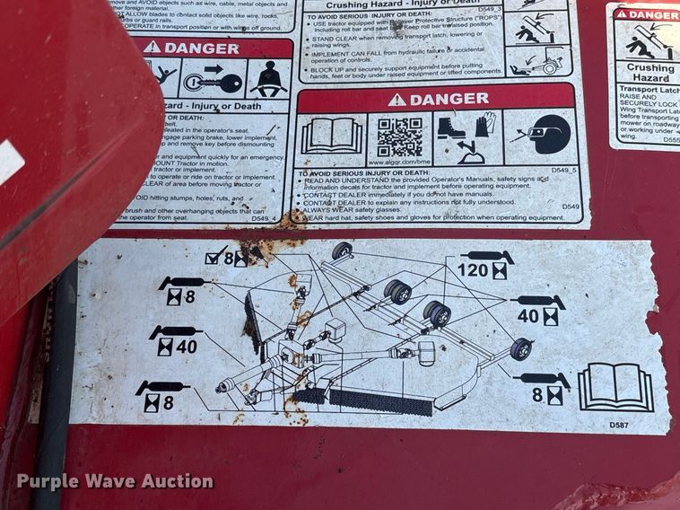 image for item OB9460 Bush Hog 1812R1 batwing rotary mower