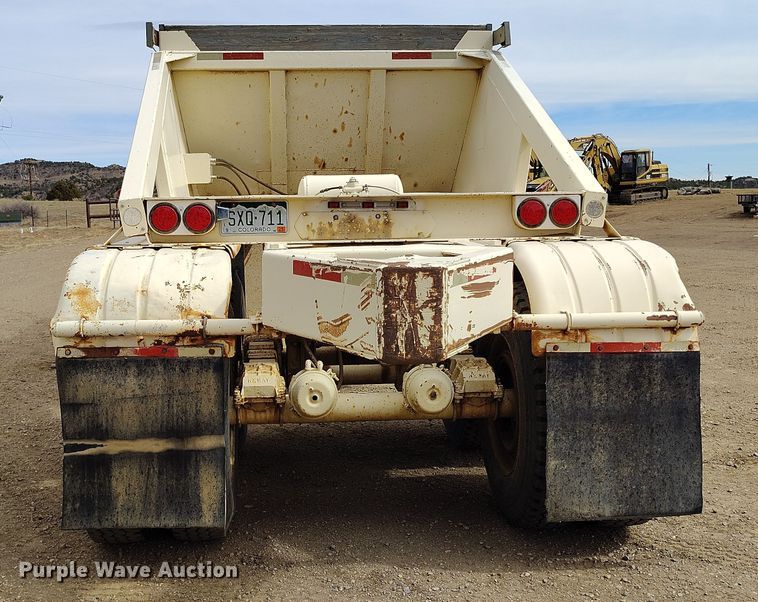 image for item BI9774 1979 Timpte 301-A bottom dump trailer
