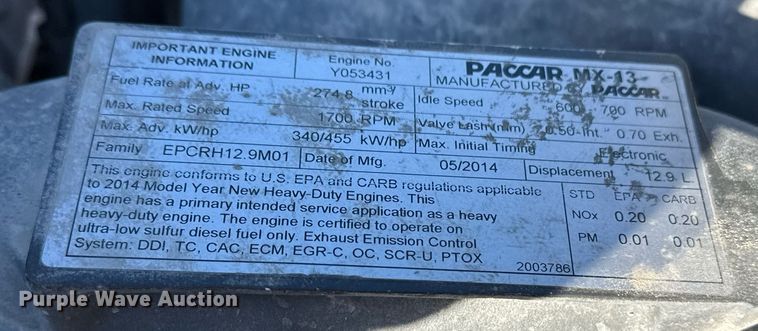 image for item DM5608 2015 Kenworth T880 semi truck