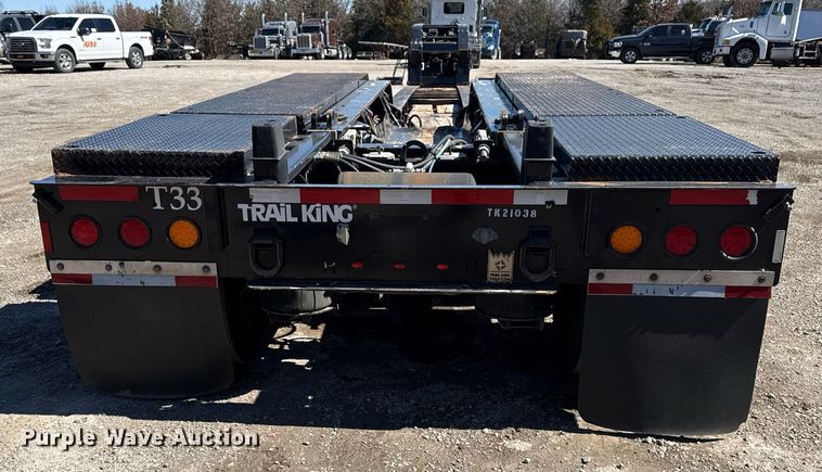 image for item DS3636 2021 Trail King TK110HDG lowboy equipment trailer