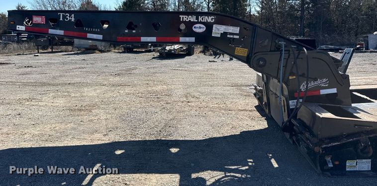 image for item DS3636 2021 Trail King TK110HDG lowboy equipment trailer