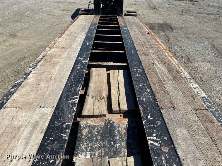 image for item DS3636 2021 Trail King TK110HDG lowboy equipment trailer
