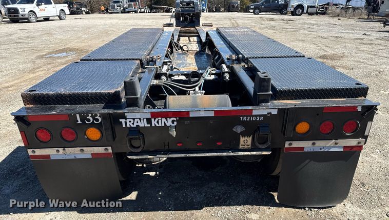 image for item DS3636 2021 Trail King TK110HDG lowboy equipment trailer