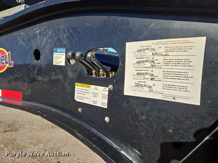 image for item DS3643 2020 Liddell M-60-F 120 lowboy equipment trailer