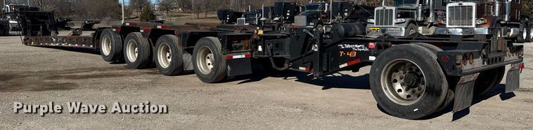 image for item DS3650 1996 Talbert 60T lowboy beam trailer