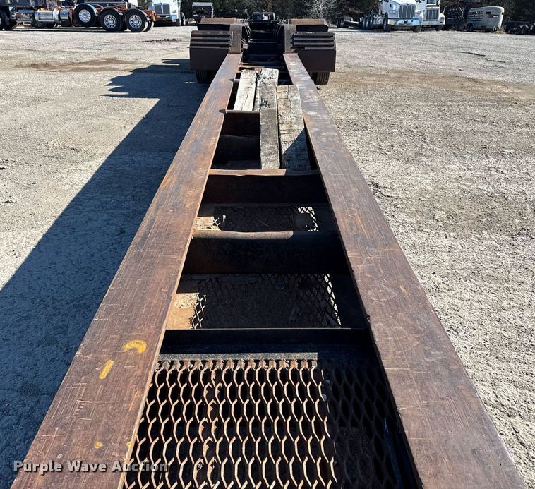 image for item DS3650 1996 Talbert 60T lowboy beam trailer