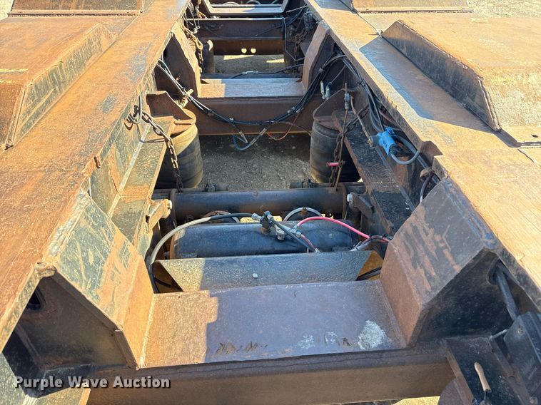 image for item DS3650 1996 Talbert 60T lowboy beam trailer