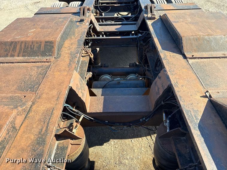 image for item DS3650 1996 Talbert 60T lowboy beam trailer