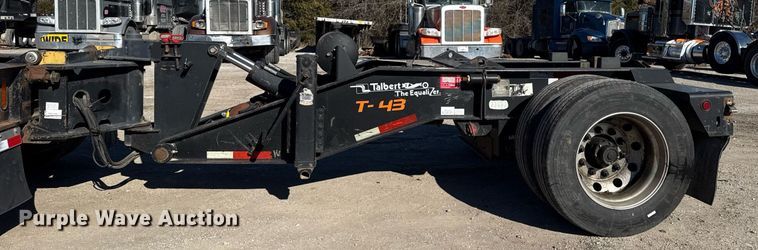 image for item DS3650 1996 Talbert 60T lowboy beam trailer