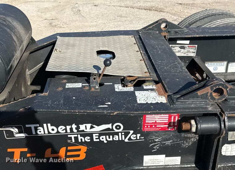 image for item DS3650 1996 Talbert 60T lowboy beam trailer