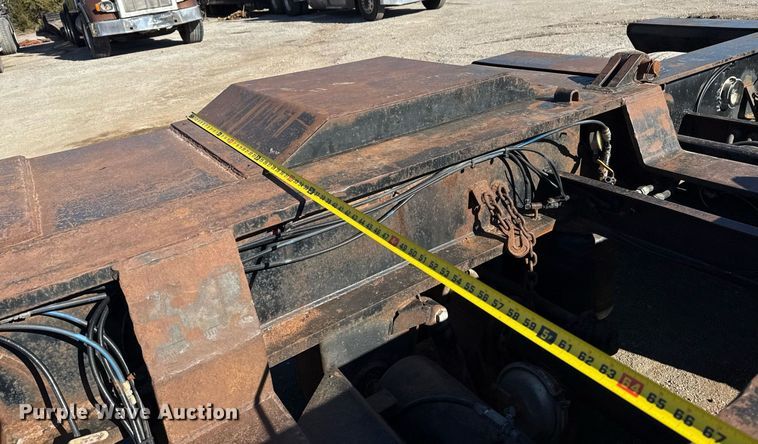 image for item DS3650 1996 Talbert 60T lowboy beam trailer