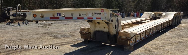 image for item DS3653 2009 Trail King TK110HDG-523 lowboy equipment trailer