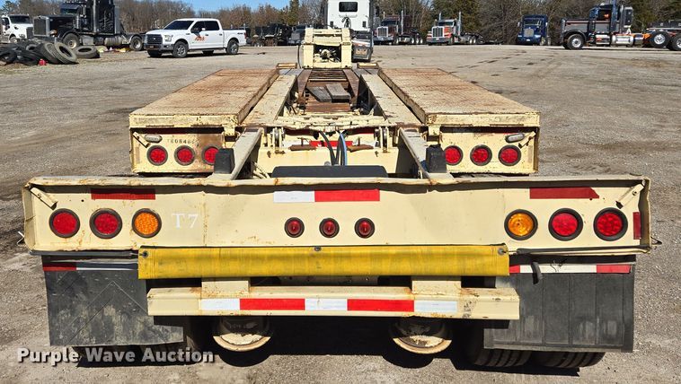 image for item DS3653 2009 Trail King TK110HDG-523 lowboy equipment trailer