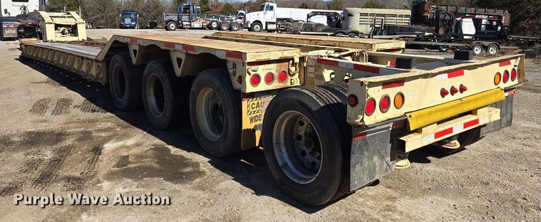 image for item DS3653 2009 Trail King TK110HDG-523 lowboy equipment trailer