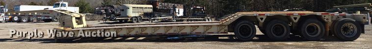 image for item DS3653 2009 Trail King TK110HDG-523 lowboy equipment trailer