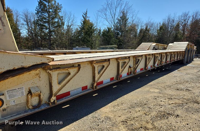 image for item DS3653 2009 Trail King TK110HDG-523 lowboy equipment trailer