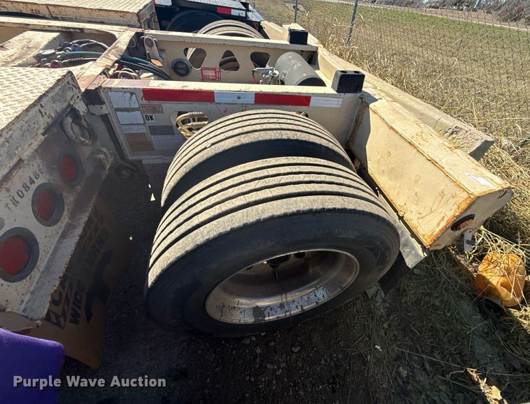 image for item DS3653 2009 Trail King TK110HDG-523 lowboy equipment trailer