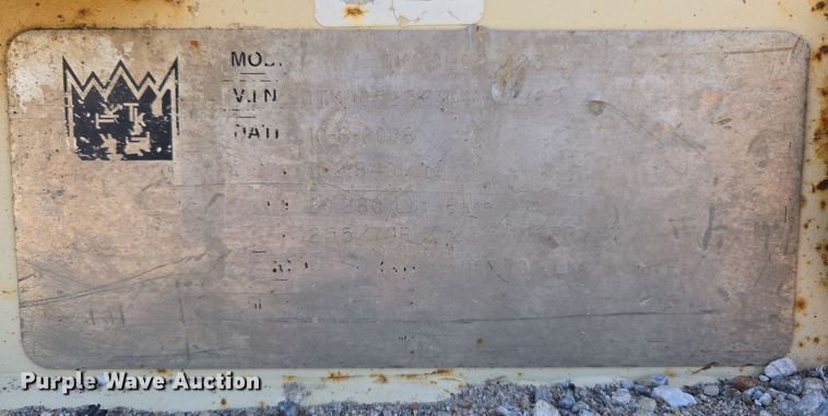 image for item DS3653 2009 Trail King TK110HDG-523 lowboy equipment trailer