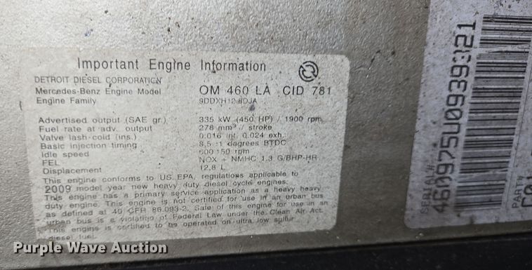 image for item DS5325 2010 Freightliner Columbia semi truck