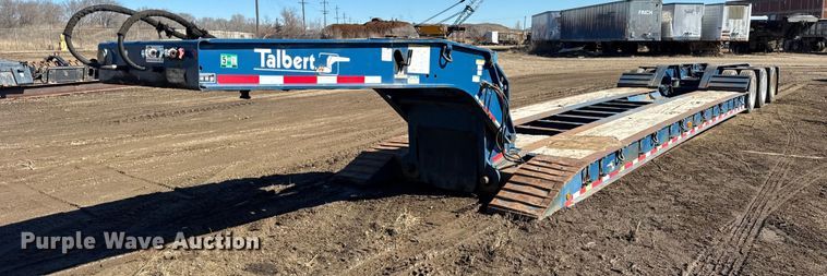 image for item DU3326 2003 Talbert T(4)DW-55-HPG-1-T1 lowboy equipment trailer
