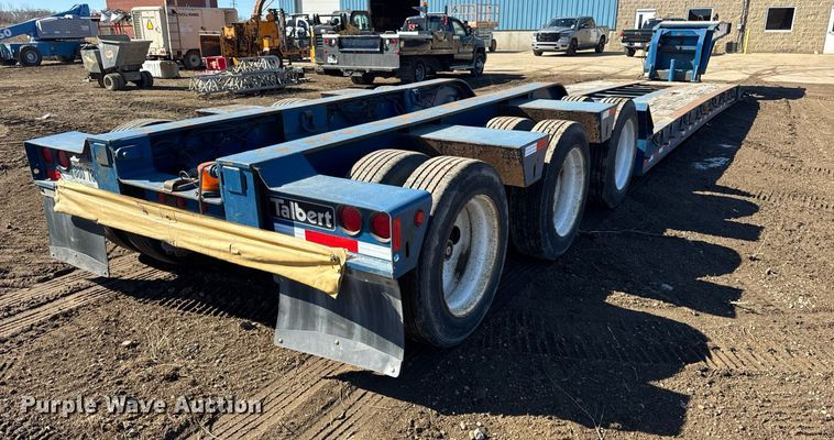 image for item DU3326 2003 Talbert T(4)DW-55-HPG-1-T1 lowboy equipment trailer