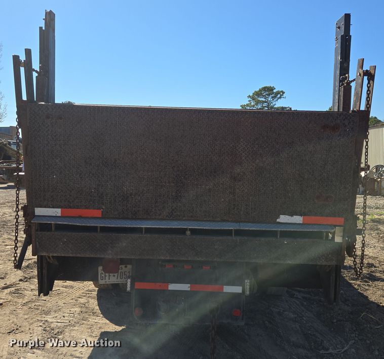 image for item DV1327 2008 Hino 268 flatbed truck