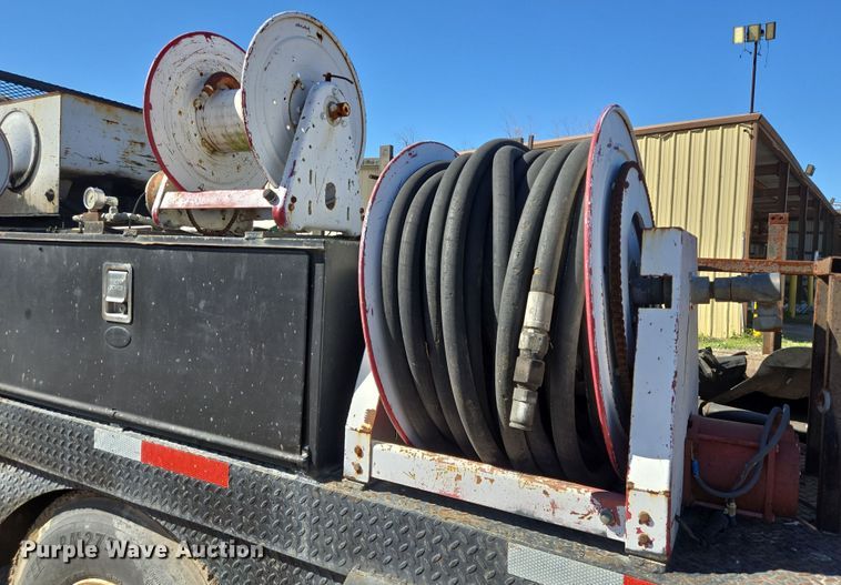 image for item DV1327 2008 Hino 268 flatbed truck