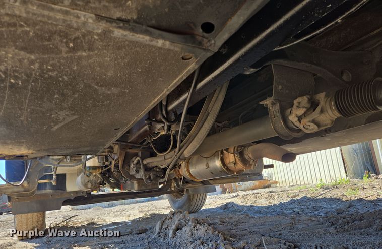 image for item DV1327 2008 Hino 268 flatbed truck