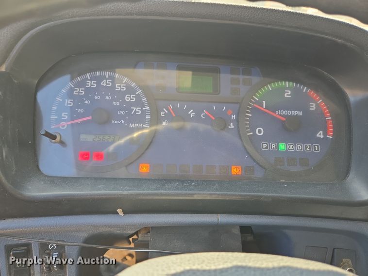 image for item DV1327 2008 Hino 268 flatbed truck