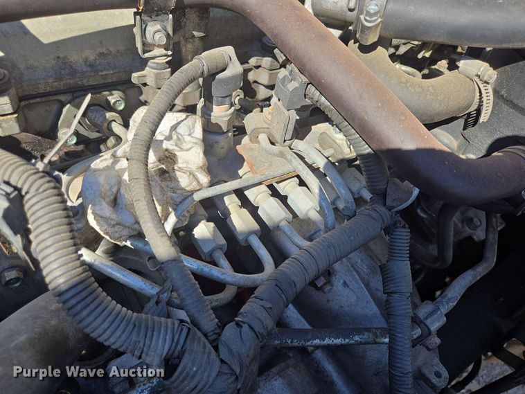 image for item DV1327 2008 Hino 268 flatbed truck