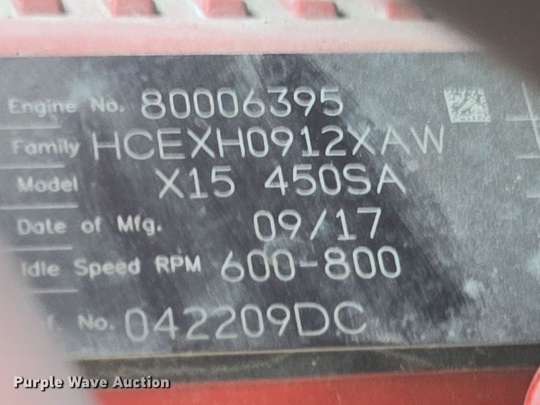 image for item DW1859 2018 International LT625 semi truck