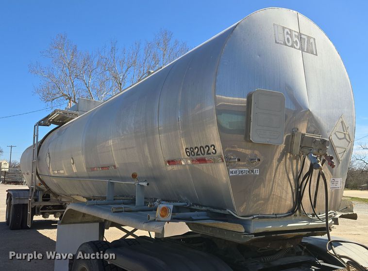image for item DW8513 1987 Sunshine Stainless Tank & Equipment tank trailer